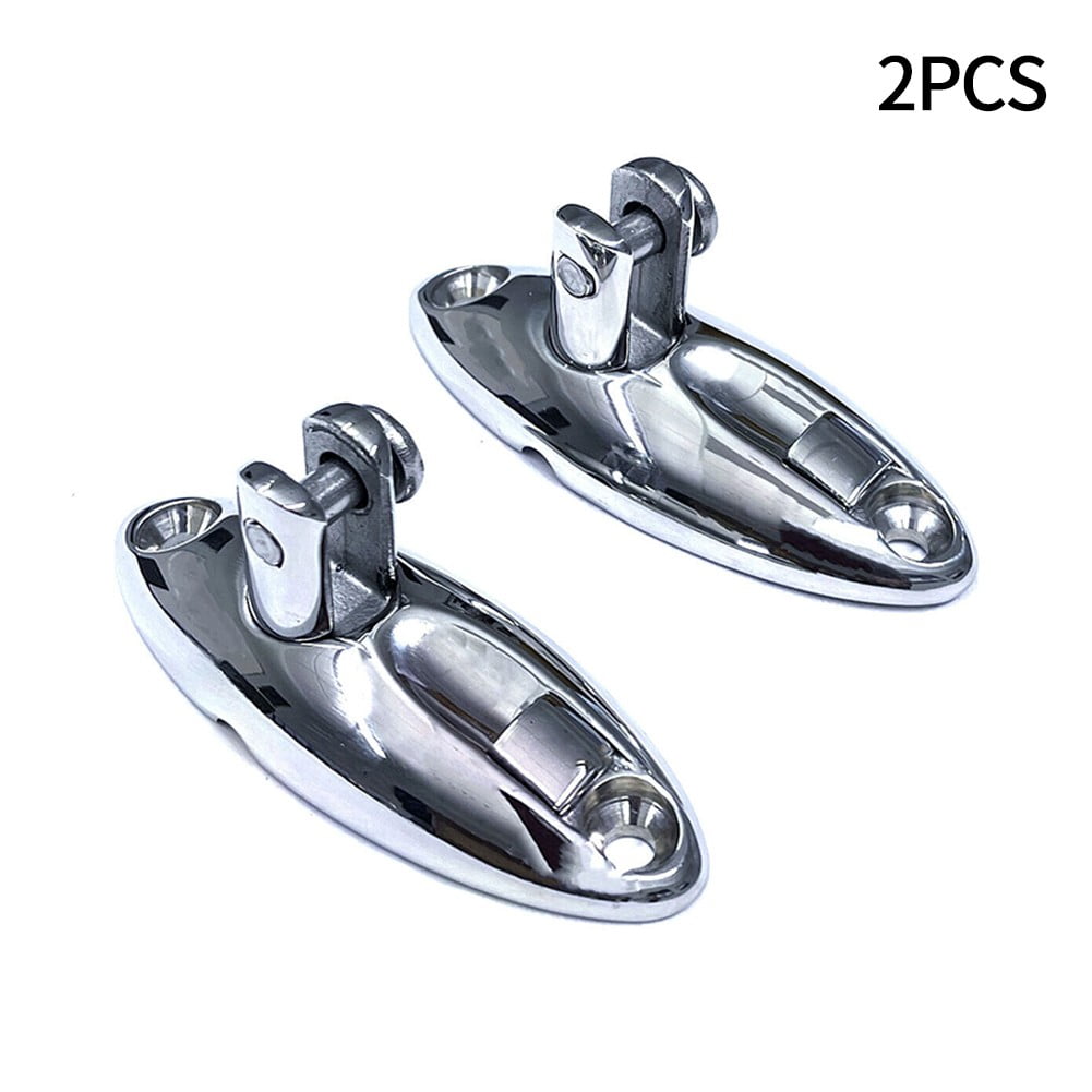 Boat Bimini Top Quick Release Swivel Hinge Deck Side Mount Stainless