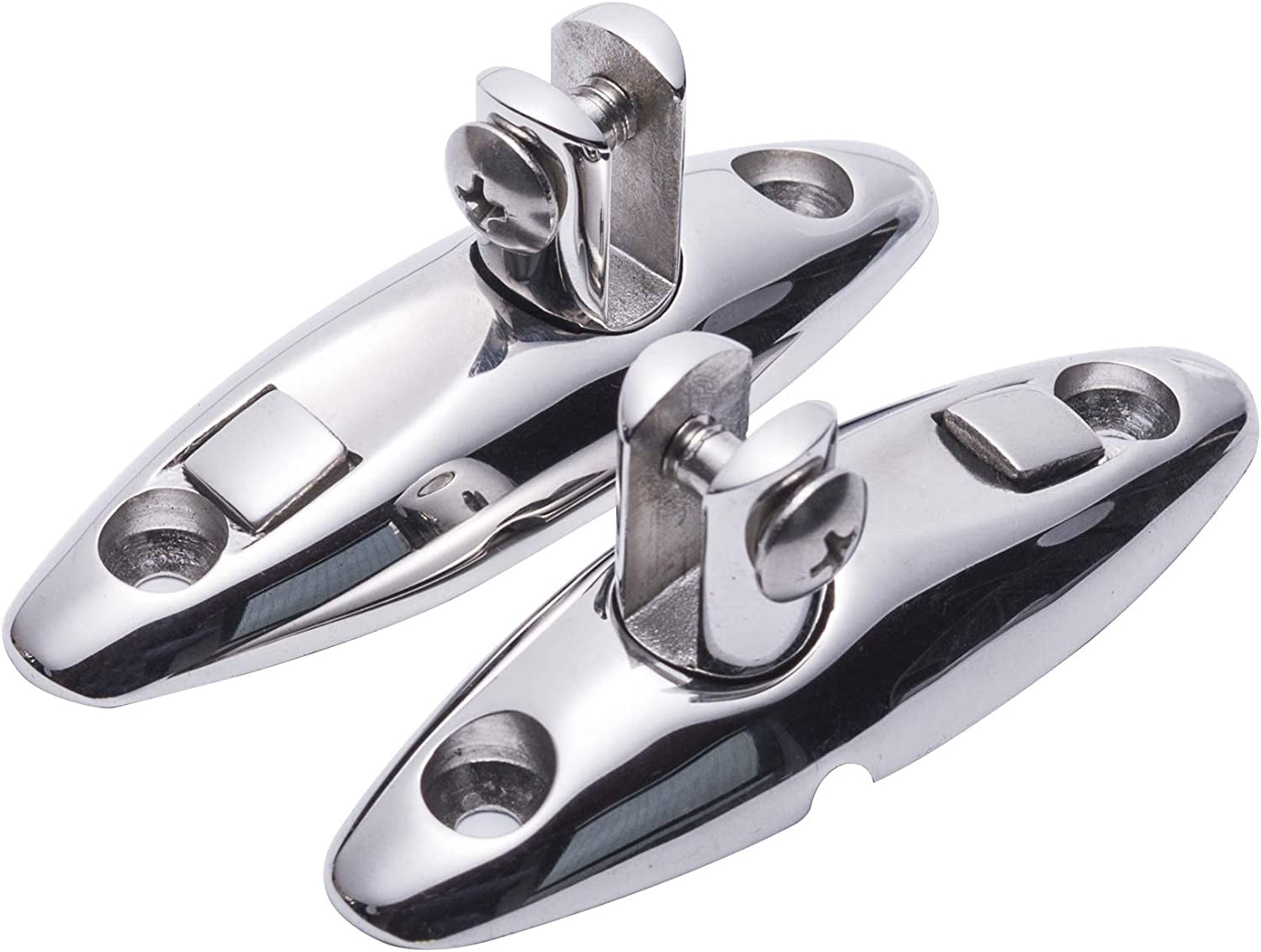 NovelBee 3.6" Boat Bimini Top Swivel Hinges (4-Pack) - 316 Stainless Steel, Quick Release, 360° Rotation