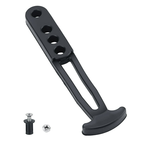 Boat Boarding Rubber Telescoping Ladder Strap Marine Grade Secure Retaining Latches with 4 Adjustable Mounting Hole
