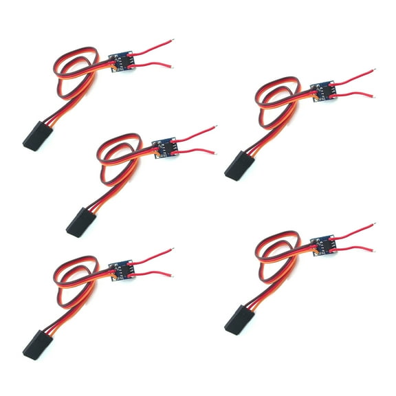 Boat Brushed ESC Electronic Speed Controller 5V Remote Control Boat Circuit Board Toy Accessories 5PCS