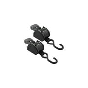 7 Black Boatbuckle Heavy-Duty Retractable Transom Tie-Down - 1 x 72