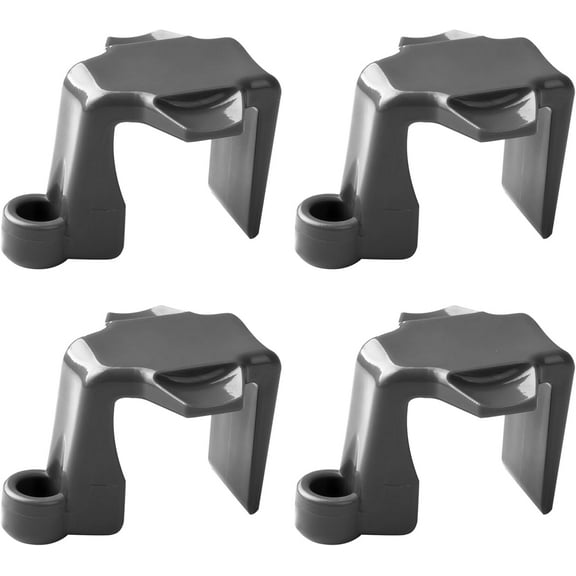 Boat Bumper Clips/Hangers/Adjusters/Cleats for Docking, Suitable for 1 Inch and 1.25 Inch Square Tube, Grey