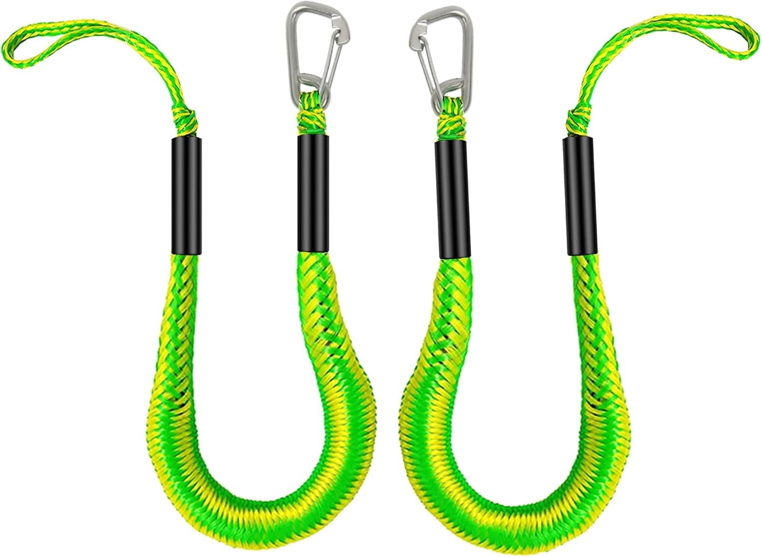 Boat Bungee Dock Lines, Mooring Rope with Stainless Steel Clip,Boat ...