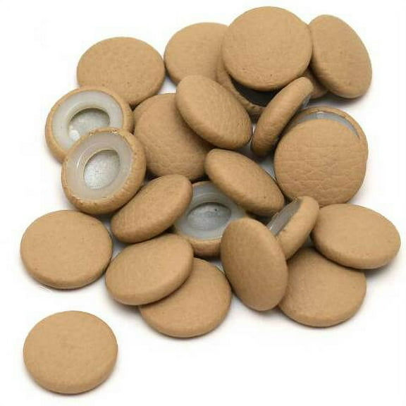Boat Button Seat Snap Covers | Tan 3/8 Inch (Set of 25)