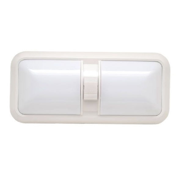 Boat Cabin Ceiling Light C310174 | Double Dome 12V Halogen White