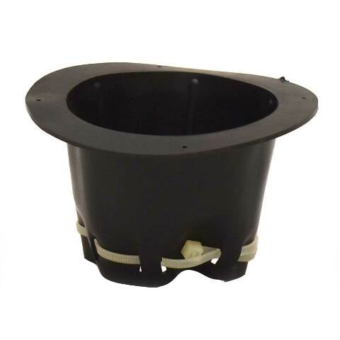 Boat Cable Boot | 3 1/4 Inch Black Textured Plastic Vinyl