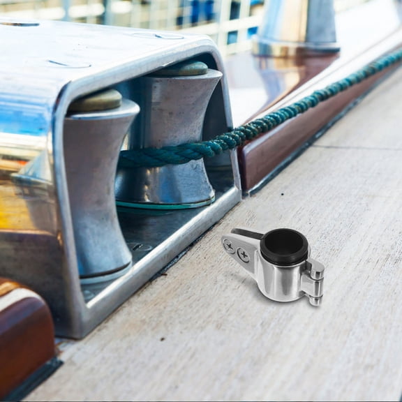 LITINKIMI Hinged Jaw Slide Marine Fitting Stainless Steel Bimini Top Tube Mount