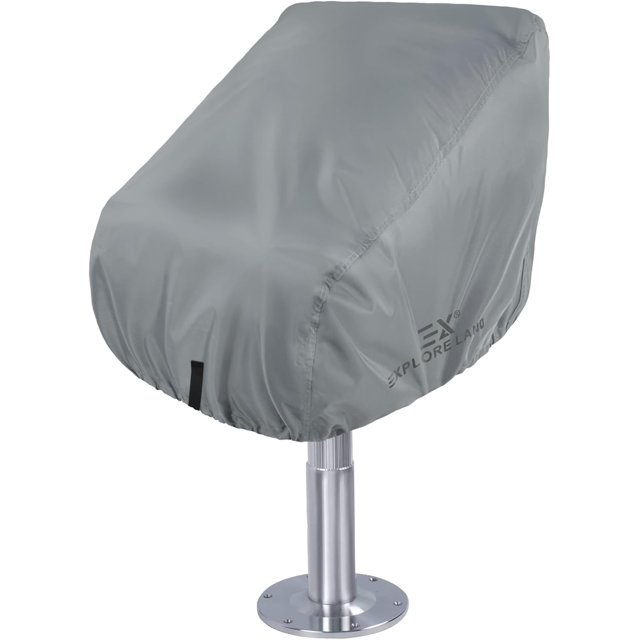 Boat Captain Chair Cover Waterproof 600D Heavy Duty Boat Caption Seat