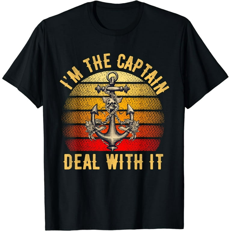 Nautical Pontoon Boat Captain Tshirt Nautical Pontoon Boat Captain Tshirt