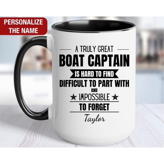 Boat Captain Personalized Gift Boat Captain Thank You Mug Boat Captain Cup Boat Captain Re