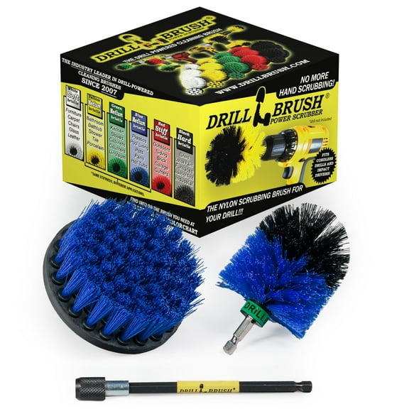Boat Cleaning Tool Set - Boat Accessories - Aquatic Cleaning Supplies - Hull Cleaner Brush Heads - Barnacle Removing Brush Set - Fish Tank Restoration Brush - Boat Deck Cleaning Tools - Medium Stiff