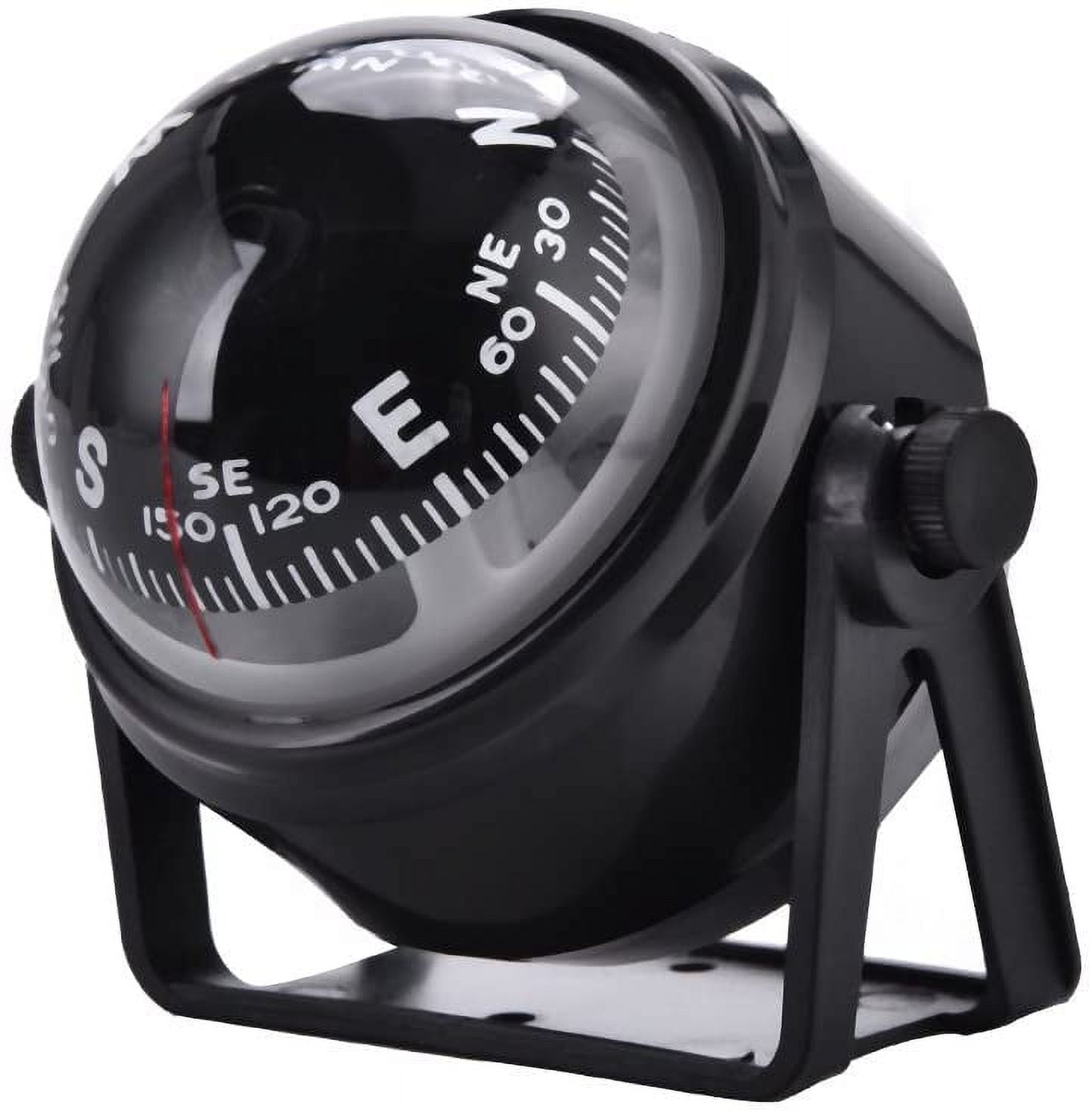 Boat Compass,Digital Navigation Compass,Electronic Adjustable Military Marine Ball Night Vision