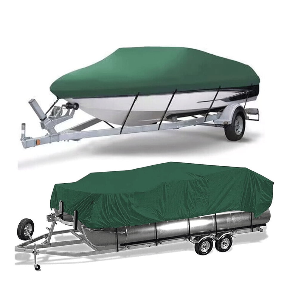 VEVOR 20-22ft 600D Heavy Duty Waterproof Trailerable V-Hull Boat Cover Fishing 8