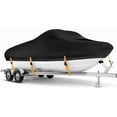 thumbnail image 1 of Boat Cover 14-16 ft, Waterproof 900D Heavy Duty Boat Cover, PU Marine Grade Polyester Boat Covers 14-16 ft, Fits Bass, V-Hull, Tri-Hull, Runabout, Jon, Fishing, Trailerable, Beam Width 105 inch, 1 of 11