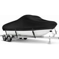 thumbnail image 1 of Boat Cover 17-19 ft, Waterproof 900D Heavy Duty Boat Cover, PU Marine Grade Polyester Boat Covers 17-19 ft, Fits Bass, V-Hull, Tri-Hull, Runabout, Jon, Fishing, Trailerable, Beam Width 115 inch, 1 of 7