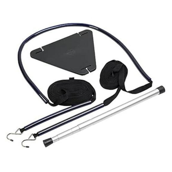 Boat Cover Support System Pole & Strap Kit, Adjustable 12" to 44" Height, Includes Heavy-Webbing, Plastic & Aluminum Poles, Universal Fit for Boats Up to 28'