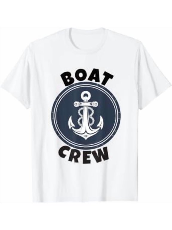 Boat Crew Anchor Motorboat or Sailing Boat Crew T-Shirt