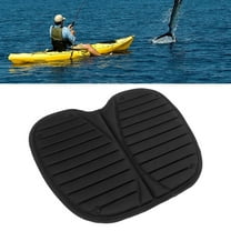 Boat Cushions, Waterproof Seat Cushion, Kayak Seat Cushion 375 X 320mm Comfortable Fishing Kayaks Eva Seat Pad for Paddlers Long Sitting, Black
