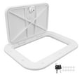 Boat Deck Access Hatch with Lid ABS Anti Aging Impact Proof Compartment