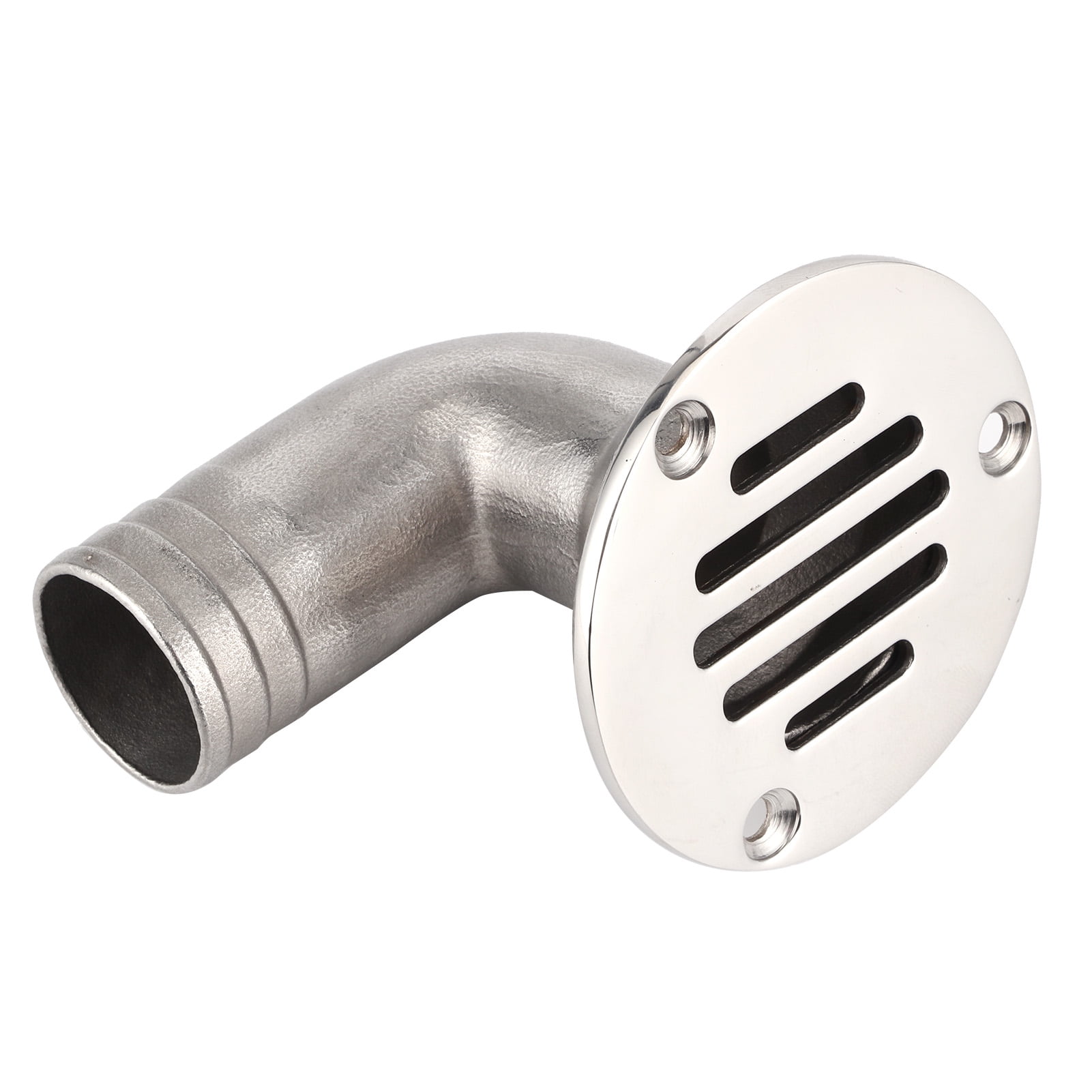 Boat Deck Drain, 316 Stainless Steel Marine Deck Drain 90 Degree Elbow