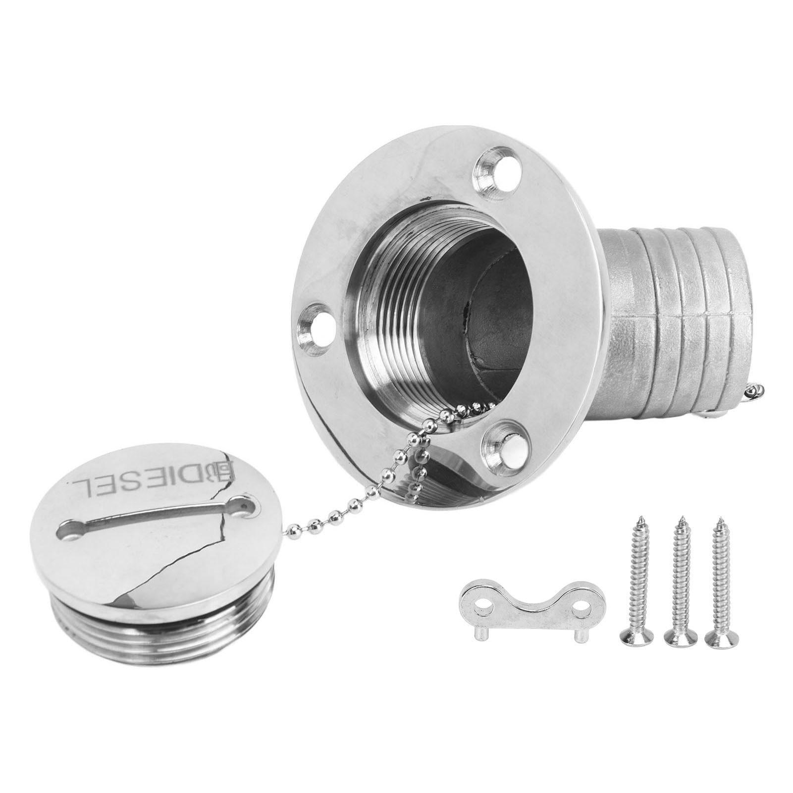 Boat Deck Filler with Key Cap Marine Stainless Steel Hardware for Yacht