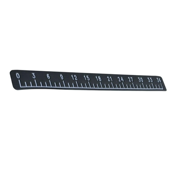 Boat Deck Fishing Ruler EVA with Adhesive Backing Precision Marks Easy to Read High Density Fish Measuring Tool for Fishing Sailboats Yachts dark gray white