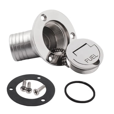 316 Stainless Steel Marine Boat Deck Fuel Filler Cap Gas Diesel Waste Water 50mm Fuel Cap Yacht Hardware Accessories