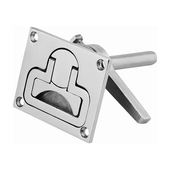 Boat Deck Hatch Lock , 316 Stainless Steel, 1 Pack, Boxed Packaging, Marine Deck Hardware