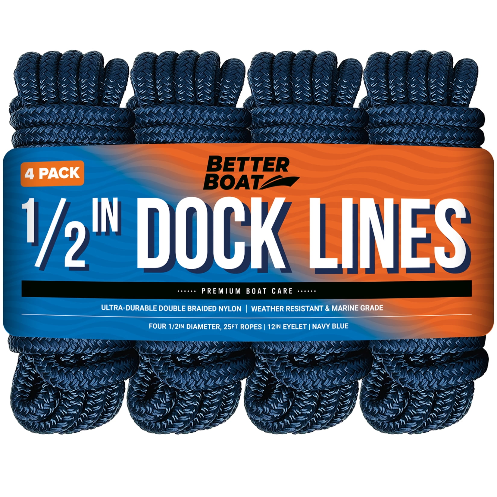 Boat Dock Lines & Rope Boat Ropes for Docking 1/2