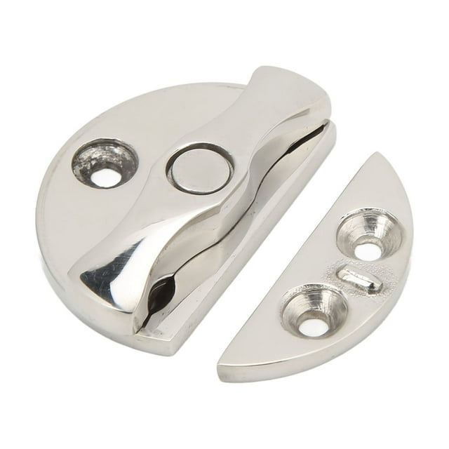 Boat Door Catch Latch Round 45mm 180° Rotation 316 Stainless Steel