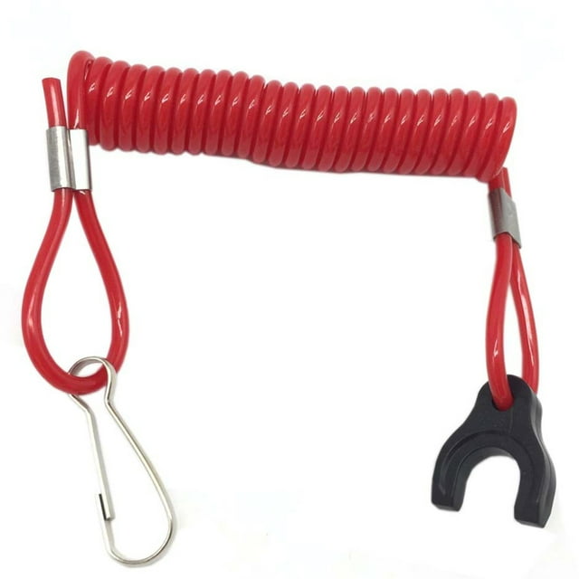 Boat Engine Emergency Stop Kill Switch Safety Lanyard for Tohatsu