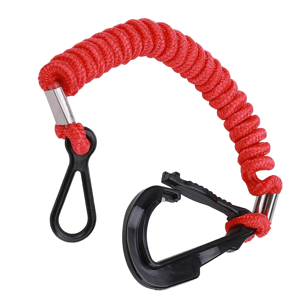 Tohuu Boat Outboard Engine Motor Lanyard Boat Engine Motor Stop Switch Start Safety Ignition Urgency Rope Clip Hook