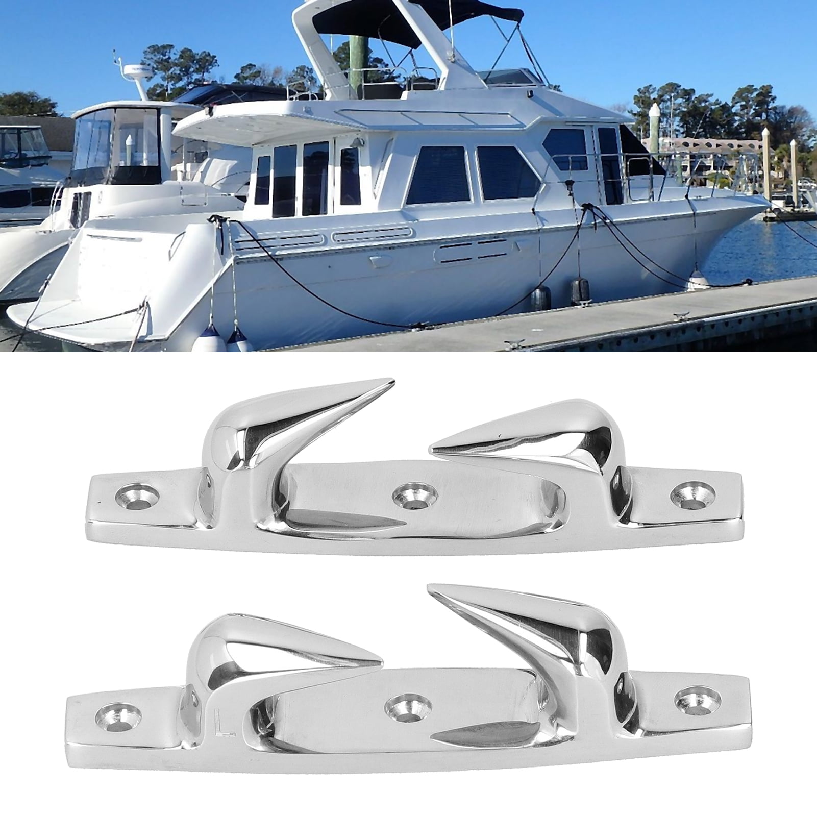 Boat Fairlead, Boat Bow Chocks 2Pcs 119Mm/4.69In Simple Installation