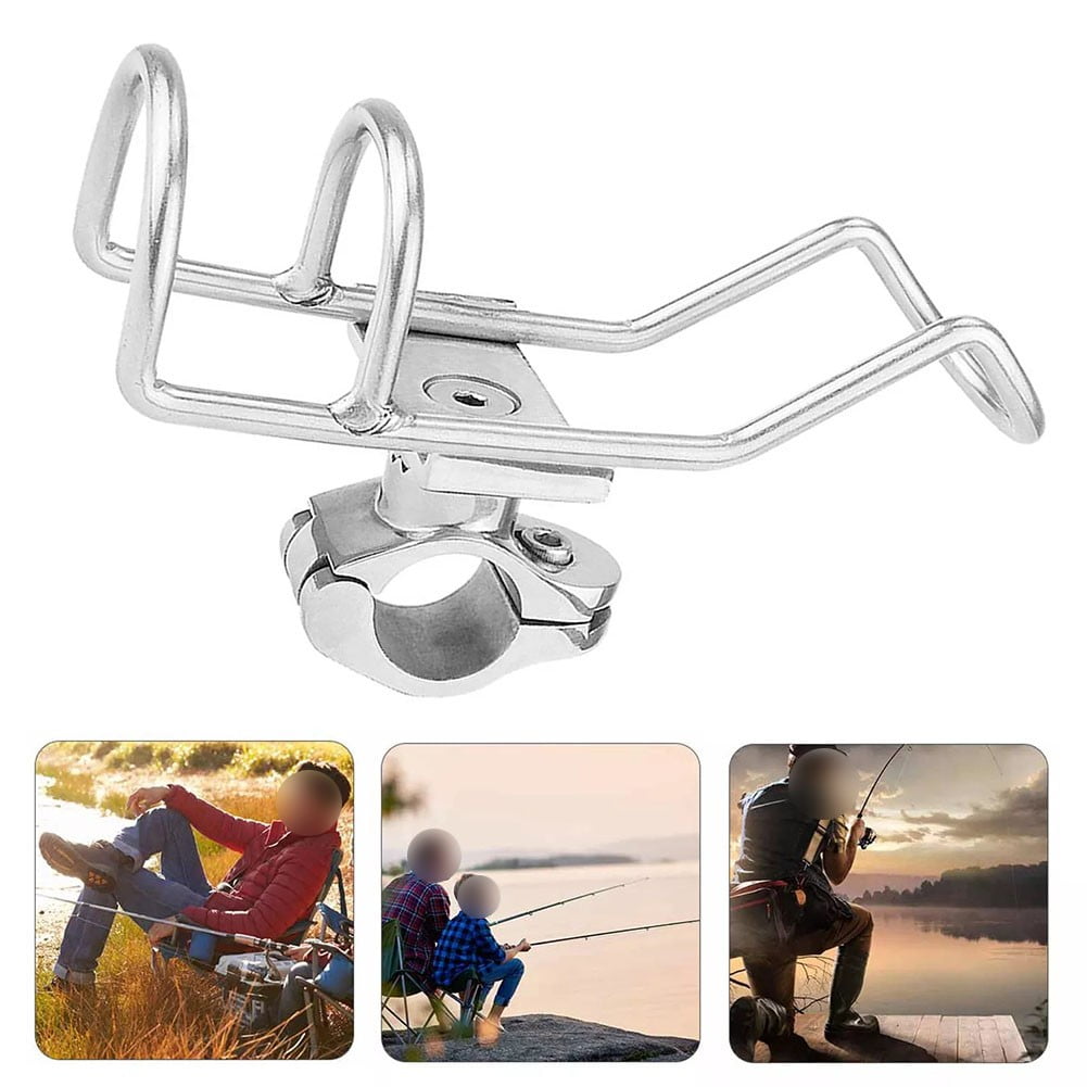 Rail Mount Wire Rod Holder Boat Fishing Rod Holder 316 Stainless