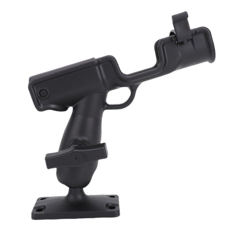 Boat Fishing Rod Holder with Mounting Base Adjustable Rotatable Canoe Kayak Marine Accessories