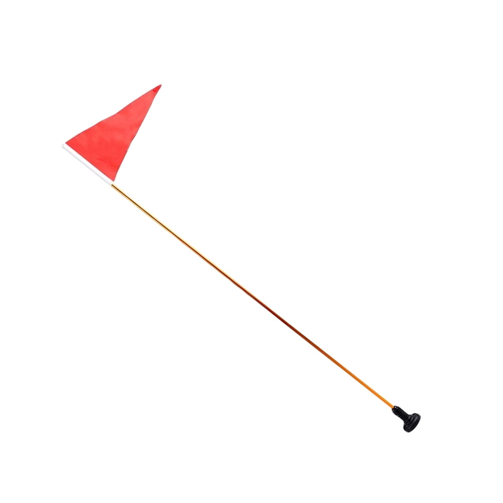 Boat Flag 1 Set of Professional Safety Flag Multi-function Flag Pole Warning Kayak Flag Boat Accessory