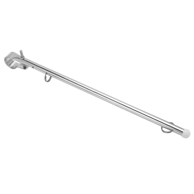 Boat Flag Pole Beautiful Practical Polishing Stainless Steel Rail Mount