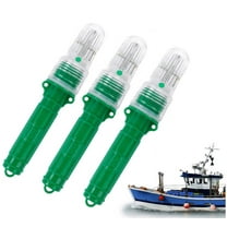 Boat Flares, LED Boat Flares Coast Guard Approved Marine, Emergency Safety Kit for Boating, Visual Distress Signals At Sea, Waterproof Emergency Signals for Fishing Nets Buoys & Boats (Green-3PCS)