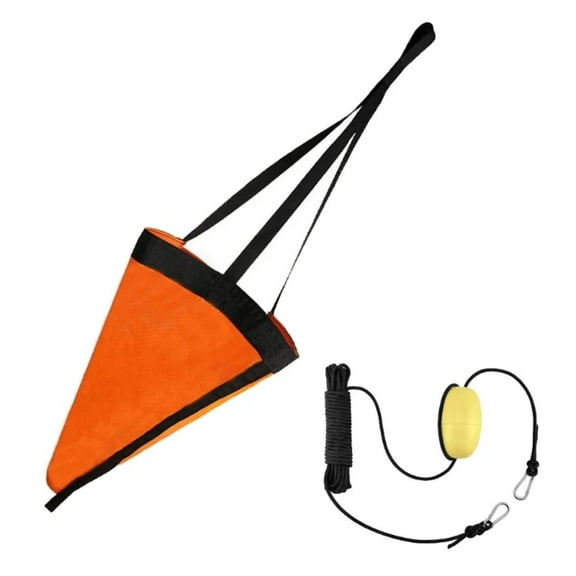 Boat Float Tow Rope Marine PVC Sea Anchor Drift Anchor Drogue Drifting Brake Rowing With 30ft Retrieving Tow Throw Line ,Easy to Use