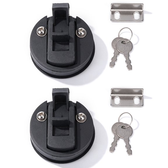 Boat Floor Cover Lock Hardware, Keyed Flush Deck Panel Set Use