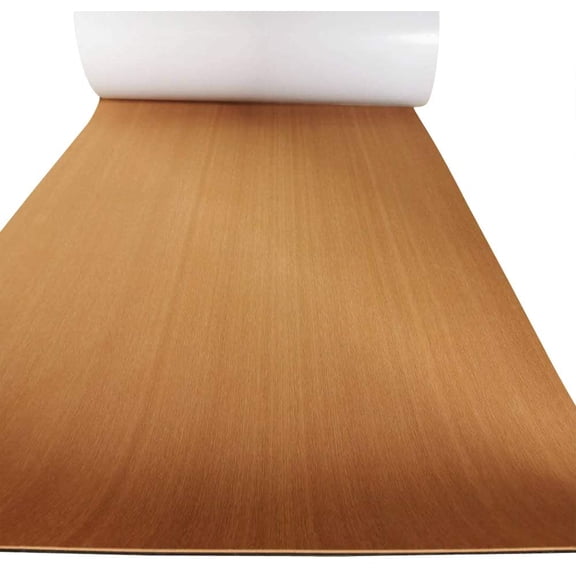 Boat Flooring EVA Floor Mat Sheet Self-Adhesive Marine Floor Mat for Yacht Boat Decking Fish Boats Kayak Decking Surfboards SUP Paddle Boards RV Flooring (Brown Without Stripes)