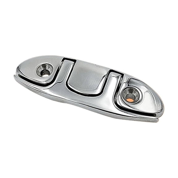 Boat Folding Cleat Dock Deck Flip Up Flush Mount Boat Cleat Mooring Rope Stainless Steel Marine Dock Cleats ,Convenient to Use