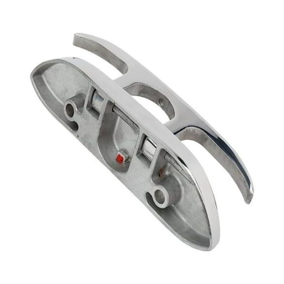 Boat Folding Cleat Dock Deck Flip Up Flush Mount Boat Cleat Mooring Rope Stainless Steel Marine Dock Cleats ,Convenient to Use