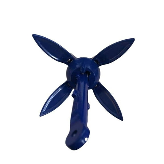 Boat Folding Grapnel Anchor Aluminu Alloy Anchor For Marine Yacht Canoe Sailboat Fishing 4 Tins Folding Anchor ,Convenient to Use