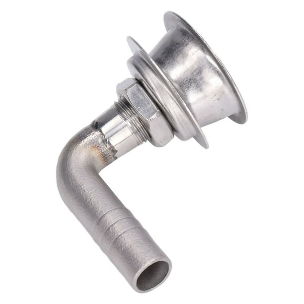 Boat Fuel Vent, 90 Degree Morror Polished Fuels Vents 15mm Nozzle