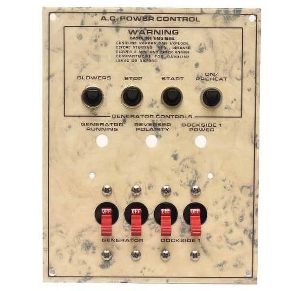 Boat Generator Breaker Panel | Kohler Westerbeke