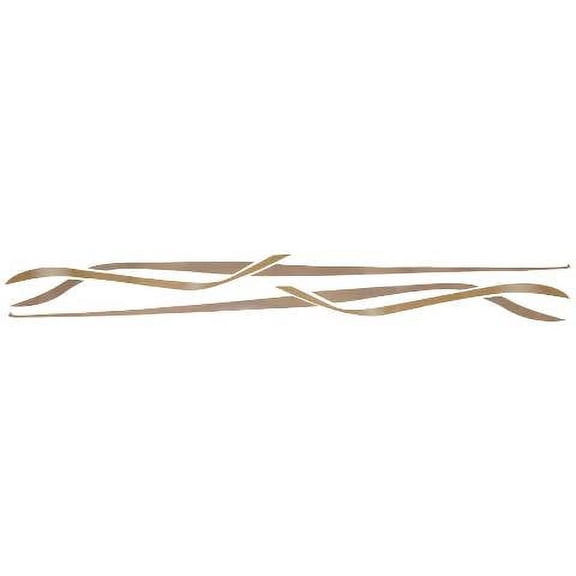 Boat Graphic Decal 001564 | 88 1/4 Inch (Set of 2) Metallic Mauve Gold