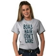 thumbnail image 1 of Boat Hair Don't Care Ocean Vibes Cute Women's Graphic T Shirt Tees Brisco Brands M, 1 of 6