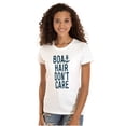 thumbnail image 1 of Boat Hair Don't Care Ocean Vibes Cute Womens Slim Fit Graphic Tee Brisco Brands X, 1 of 5