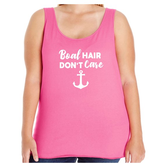 Boat Hair Don't Care Womens Tank Top